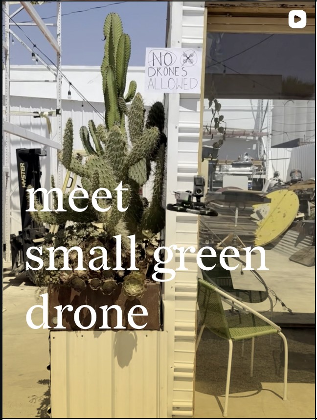 Meet Small Green Drone